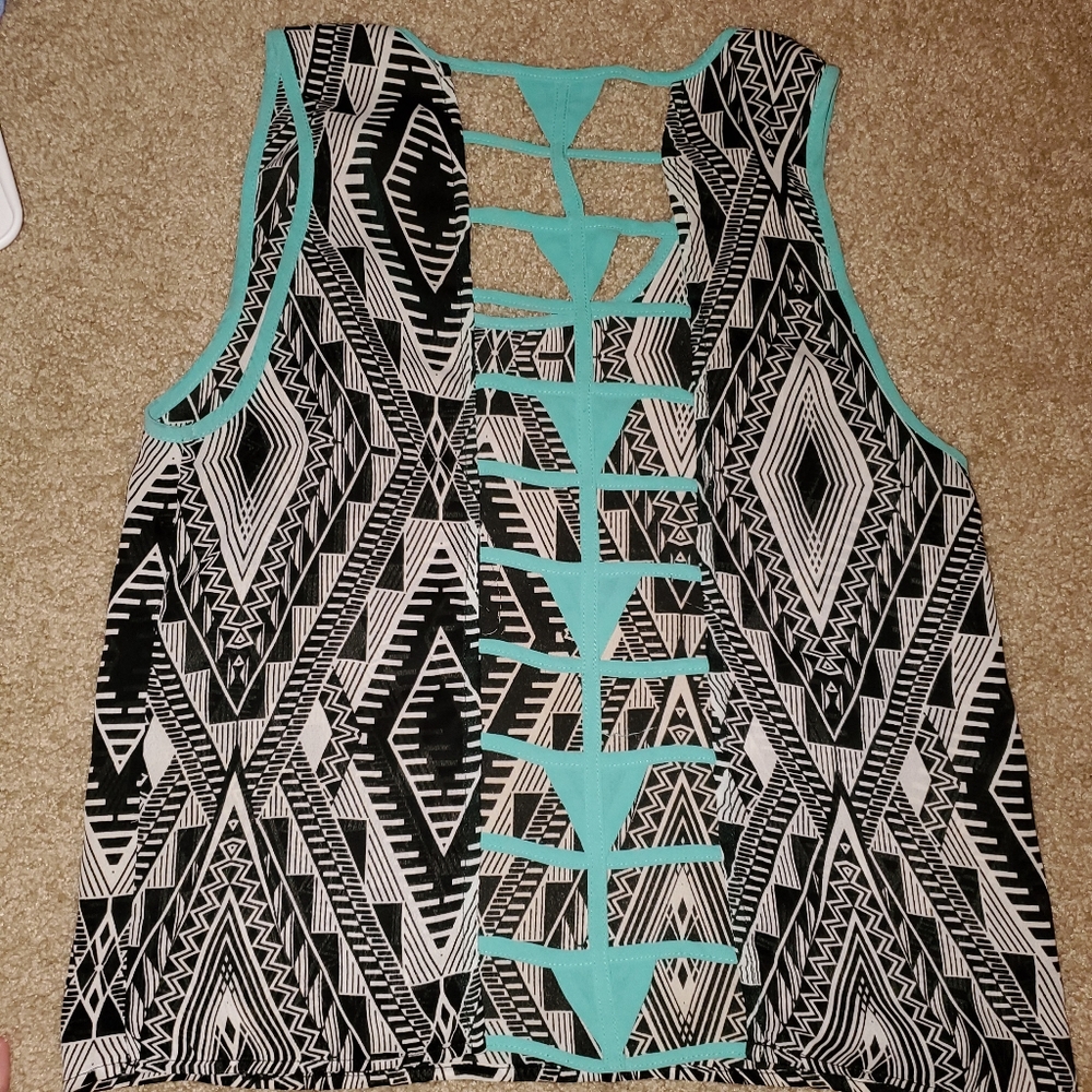 Aztec Open Back Top - Picture 2 of 2